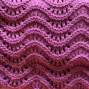 Raspberry Infinity Scarf